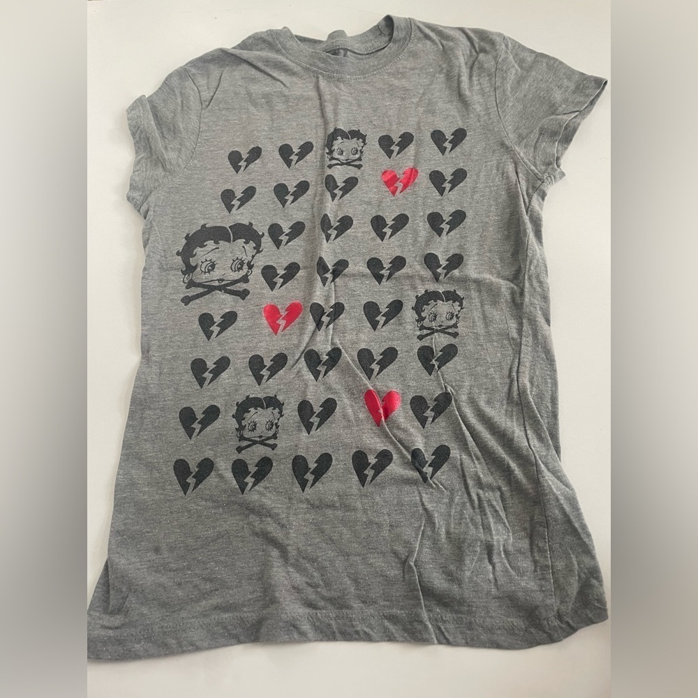 T Shirt Betty boop vintage size women’s m gray